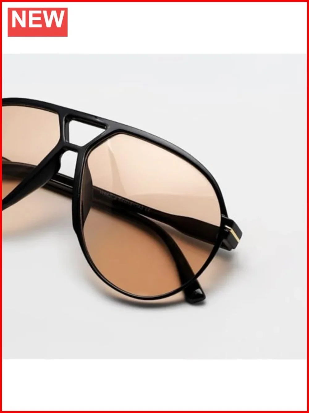 Retro Aviator Sunglasses Oversized Square Vintage Tangle Free Pilot Style UV